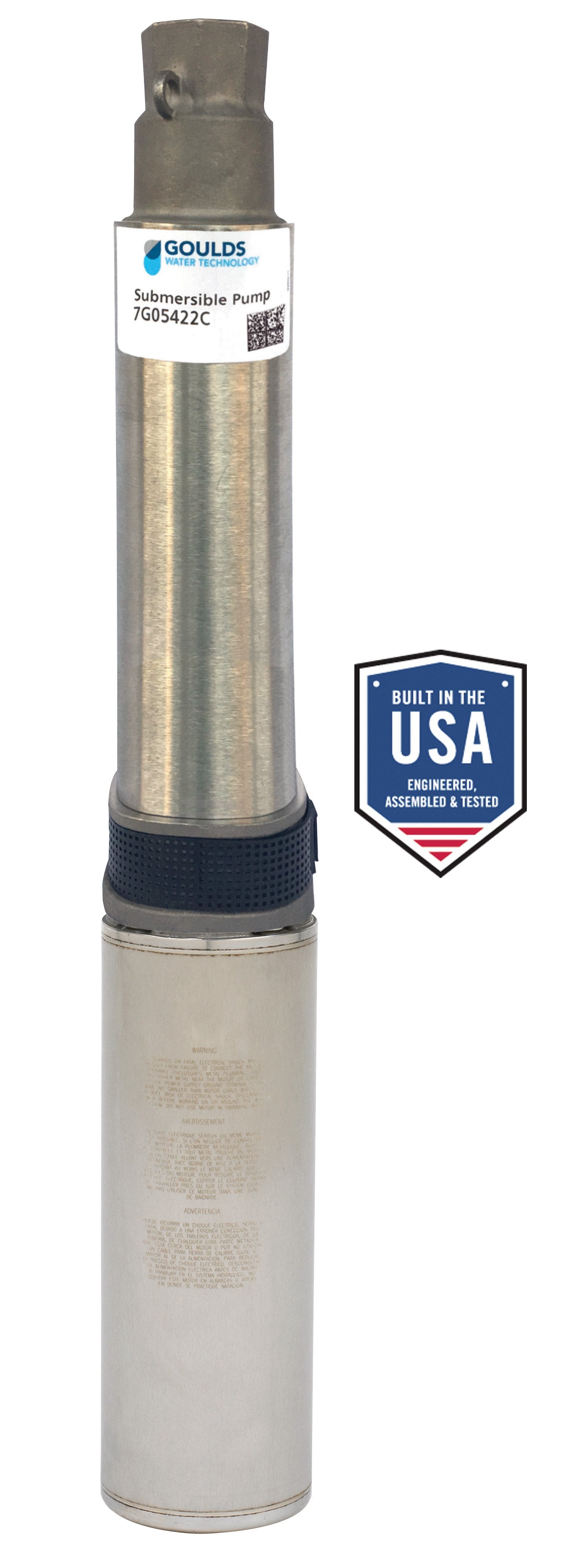 GOULDS G SERIES 3/4 HP 10 GPM 2W G-3.75" STAINLESS SUB PUMP