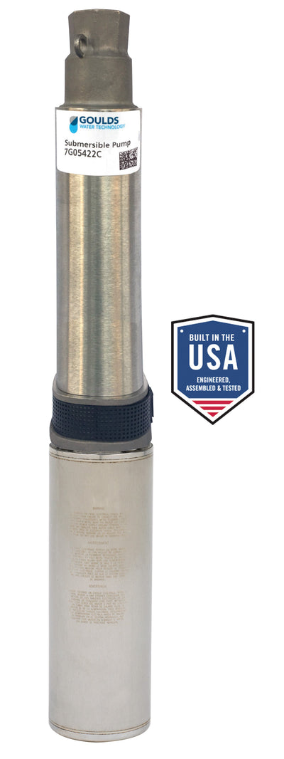 GOULDS G SERIES 1 HP 10 GPM 2W G-3.75" STAINLESS SUB PUMP