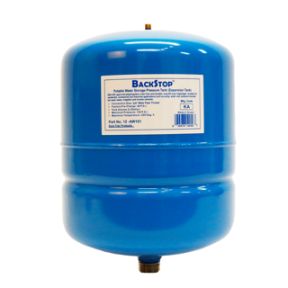 BACKSTOP 12-AW101-6 CYCLE TANK 2.1 GALLON - BLUE