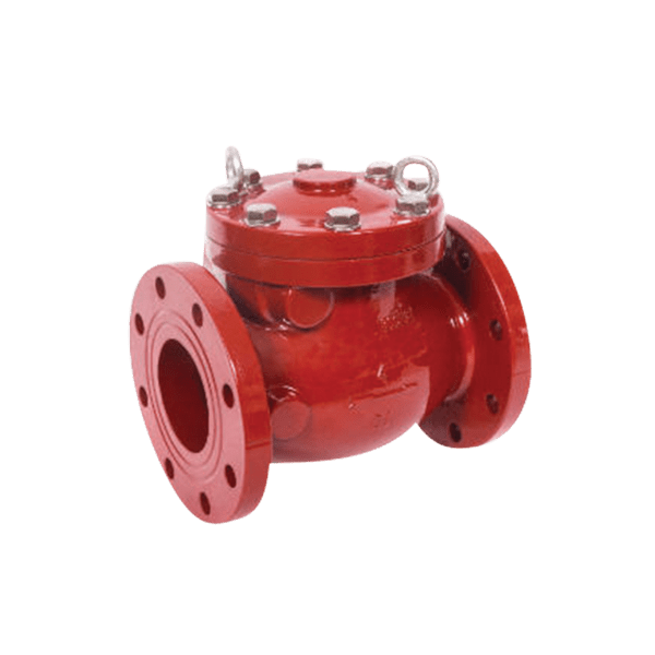 3" FLANGED CI SWING CHK VALVE RESILIENT SEAT - EPOXY COATED