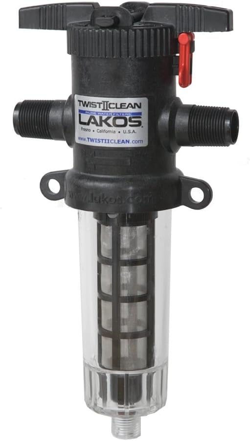 3/4" TWIST-2-CLEAN 60 MESH SPINDOWN FILTER