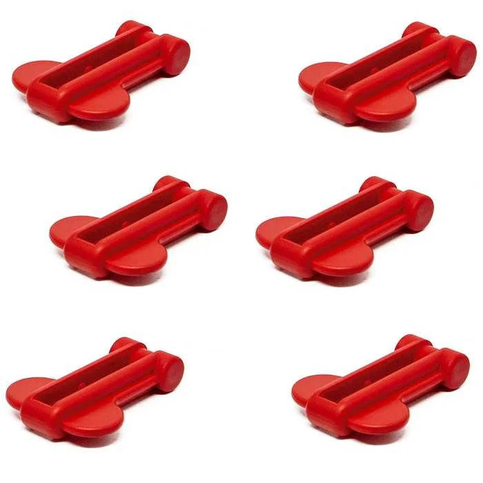 RED SAFETY LATCH (6 PACK)