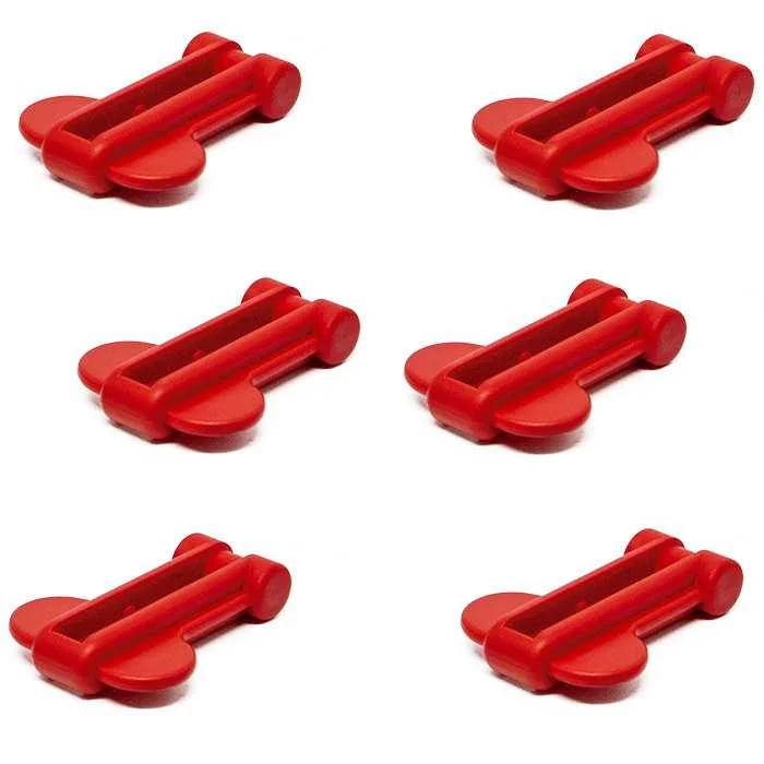 RED SAFETY LATCH (6 PACK)