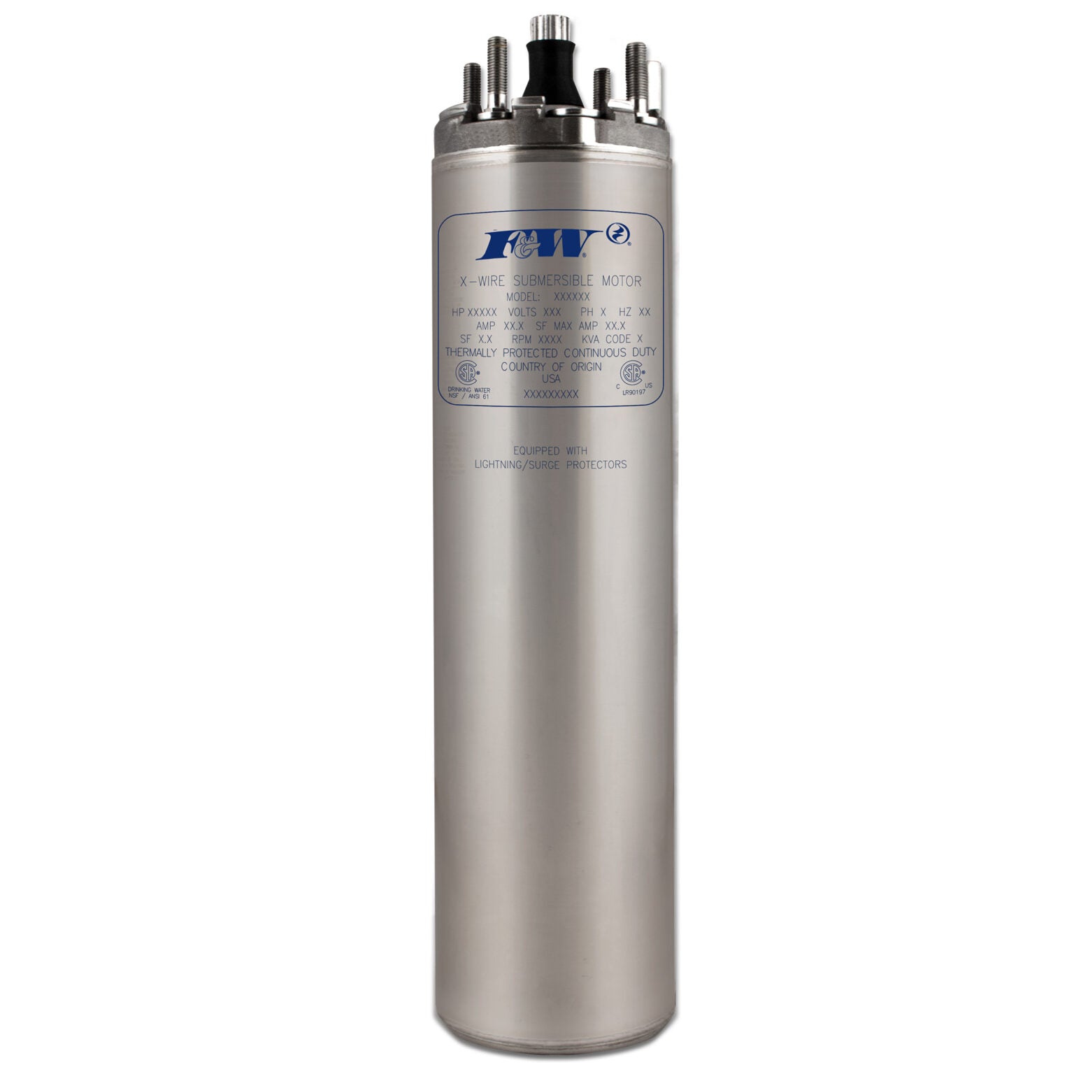 F&W 1/2 HP 230V 3W MOTOR