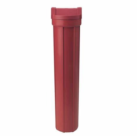 3/4" X 20" HOT WATER HOUSING w/o PR - STD (RED/RED) 8/CASE