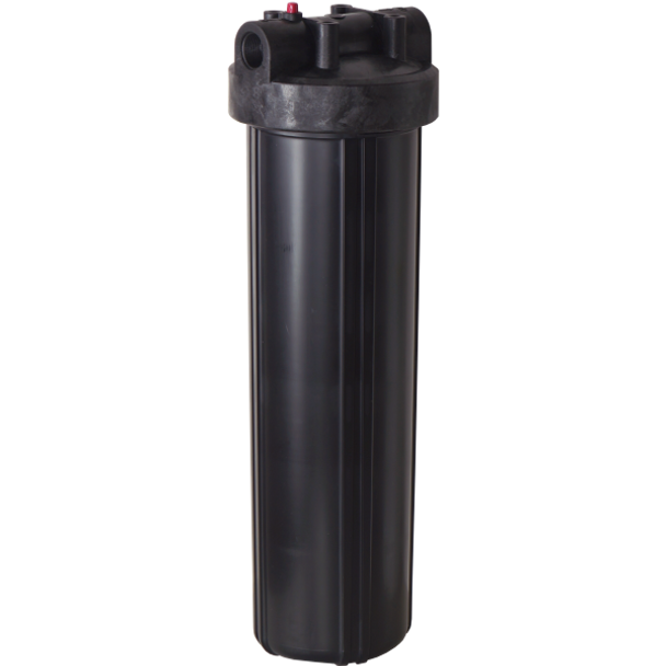3/4" X 20" HOT WATER - BLACK/BLACK