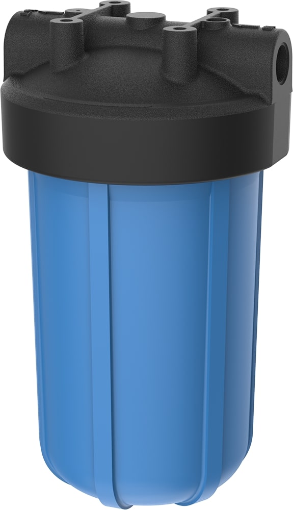 3/4" X 10" BIG BLUE HOUSING w/o PR (BLACK/BLUE) 6/CASE