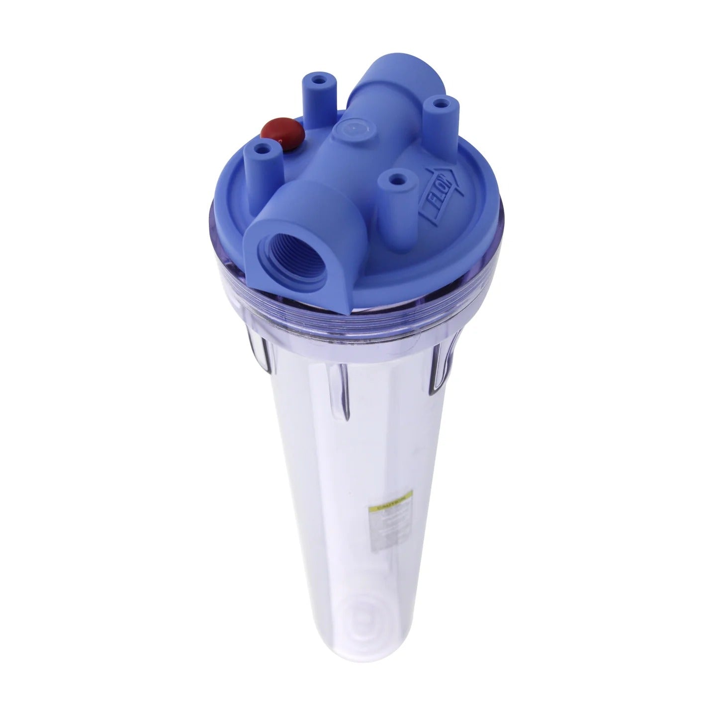 3/4" X 20" w/MTG BRKT CAP w/PR - STD (BLUE/CLEAR) 8/CASE