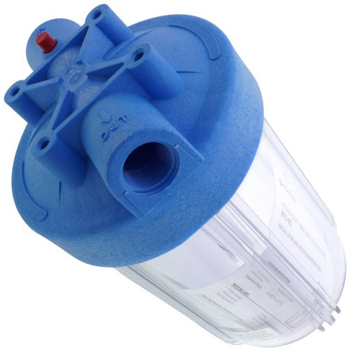 1" X 10" CLEAR BIG BLUE HOUSING w/PR (BLUE/CLEAR)