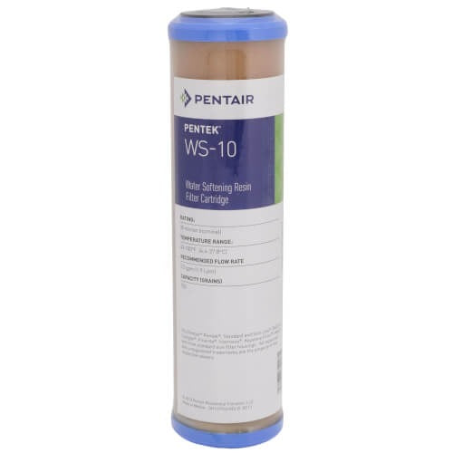 WS-10 SOFTENING RESIN CARTRIDGE - STD X 10" SHORT 6/CASE