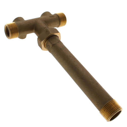 1" x 11" NO LEAD UNION TANK TEE w/ ORING