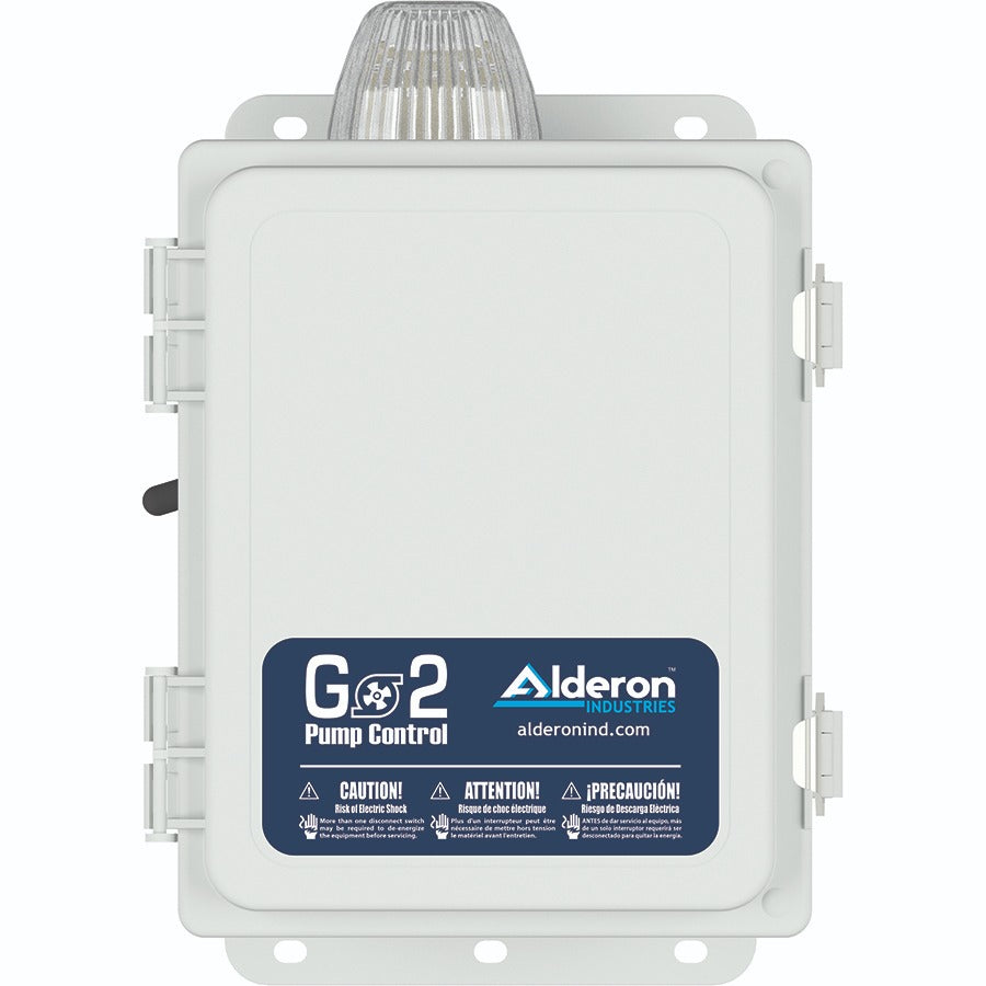 ALDERON GO2 SINGLE PHASE SIMPLEX 120/230V 1PH PANEL, 3 FLOATS