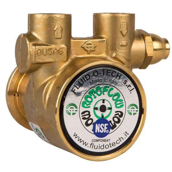 Fluid-O-Tech #401 - 2.3 GPM BRASS VANE PUMP END TO SUIT AXEON LC750