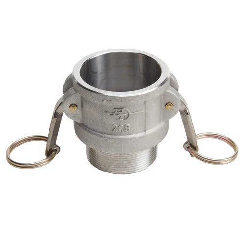 2" "B" ALUM CAMLOCK - FM COUP X MALE NPT