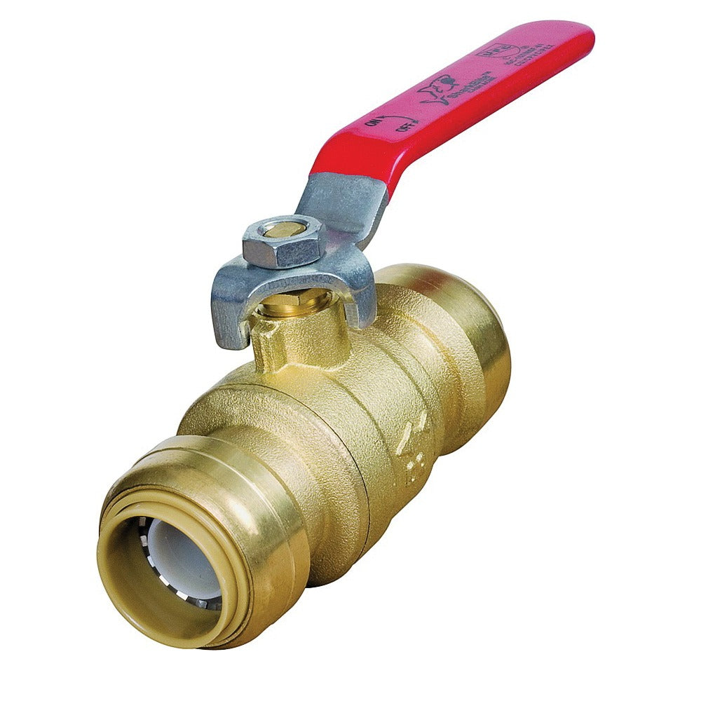 3/4" SHARKBITE BRASS PUSH BALL VALVE