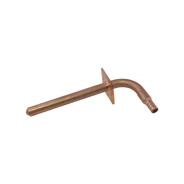PEX STUB OUT ELBOW w/FLG PEXxCOP 1/2x3.5x6 - NO-LEAD COPPER (25/BOX)