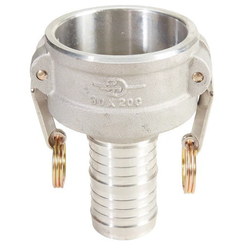 3" X 2" "C" ALUM CAMLOCK - FM COUP X HOSE SHANK