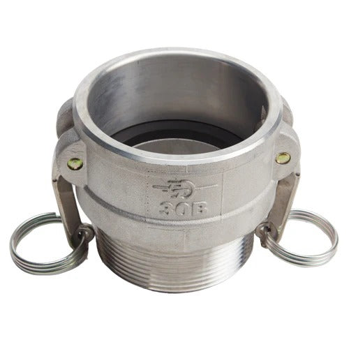 3" "B" ALUM CAMLOCK- FM COUP X MALE NPT