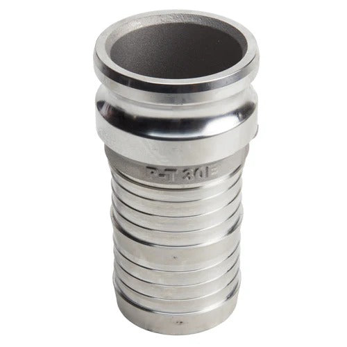 3" "E" ALUM CAMLOCK - MALE ADPT X HOSE SHANK