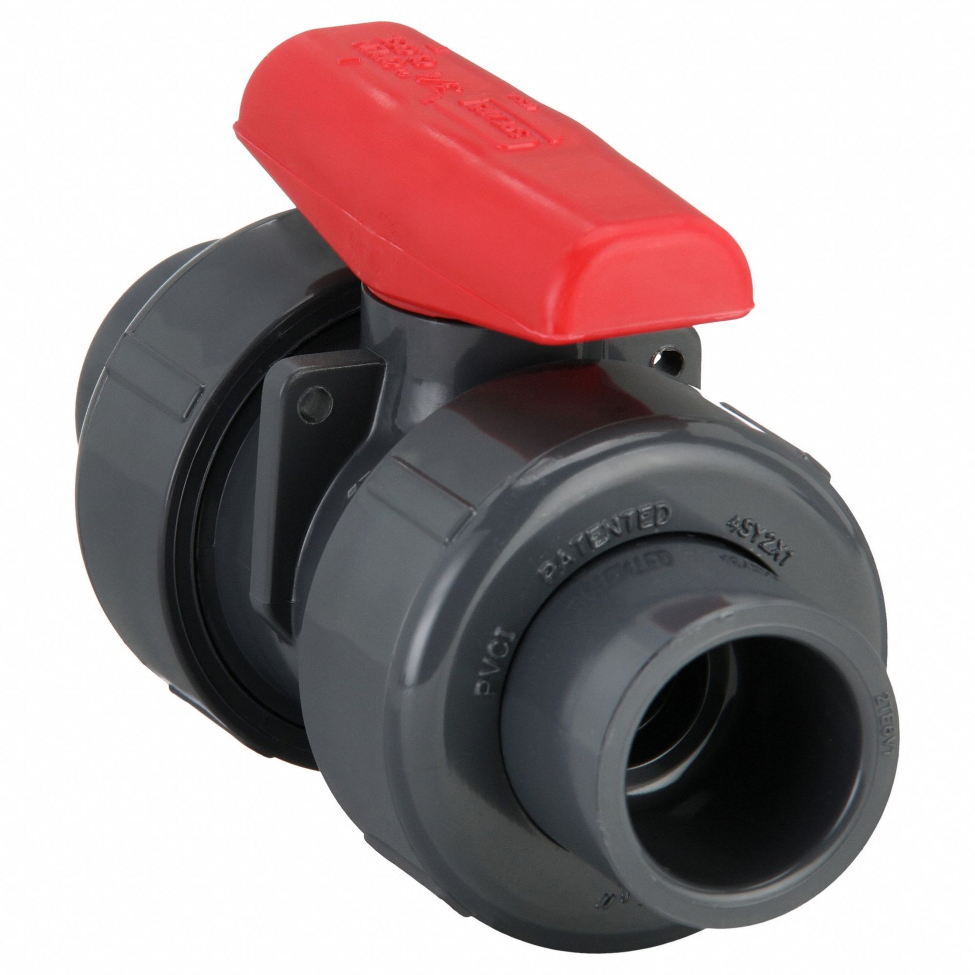 3/4" SPEARS PVC TRU-UNION SOCKET & THREAD BALL VALVE SCD 80