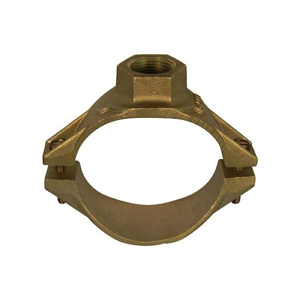 4" X 2" BRASS 2-BOLT SADDLE