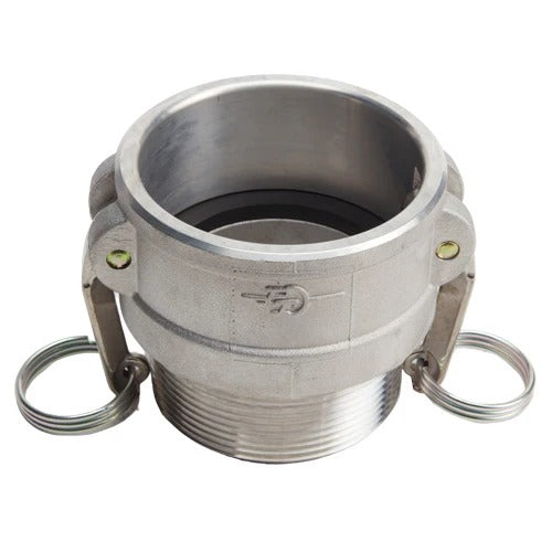 4" "B" ALUM CAMLOCK - FM COUP X MALE NPT