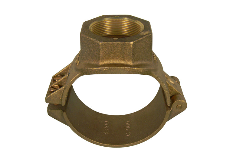 3" X 2" 3892 BRASS HINGED 2-BOLT 3.5XFNPT SADDLE
