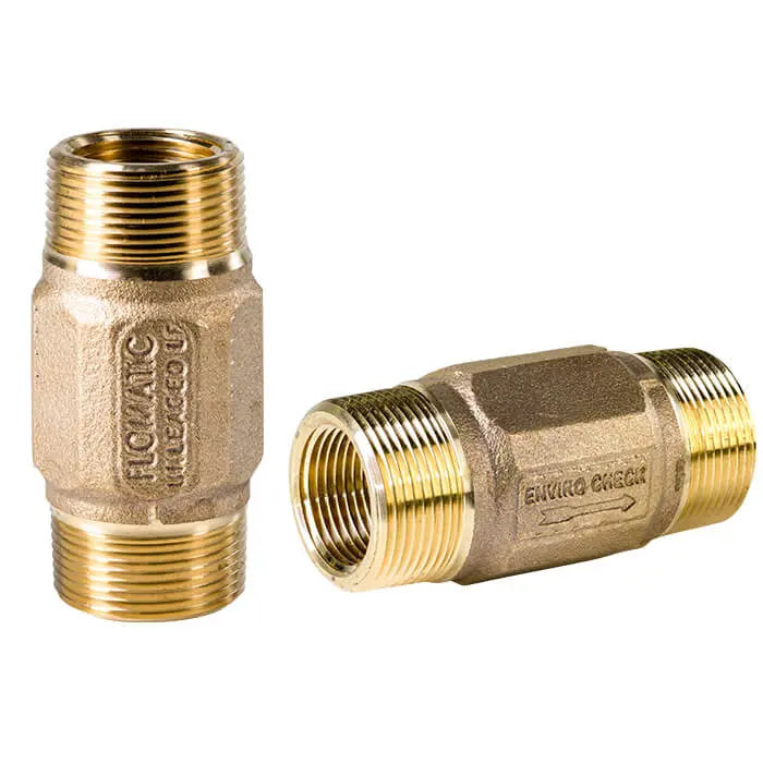 1" X 1.25" FLOMATIC NO-LEAD BRASS LINE CHECK VALVE