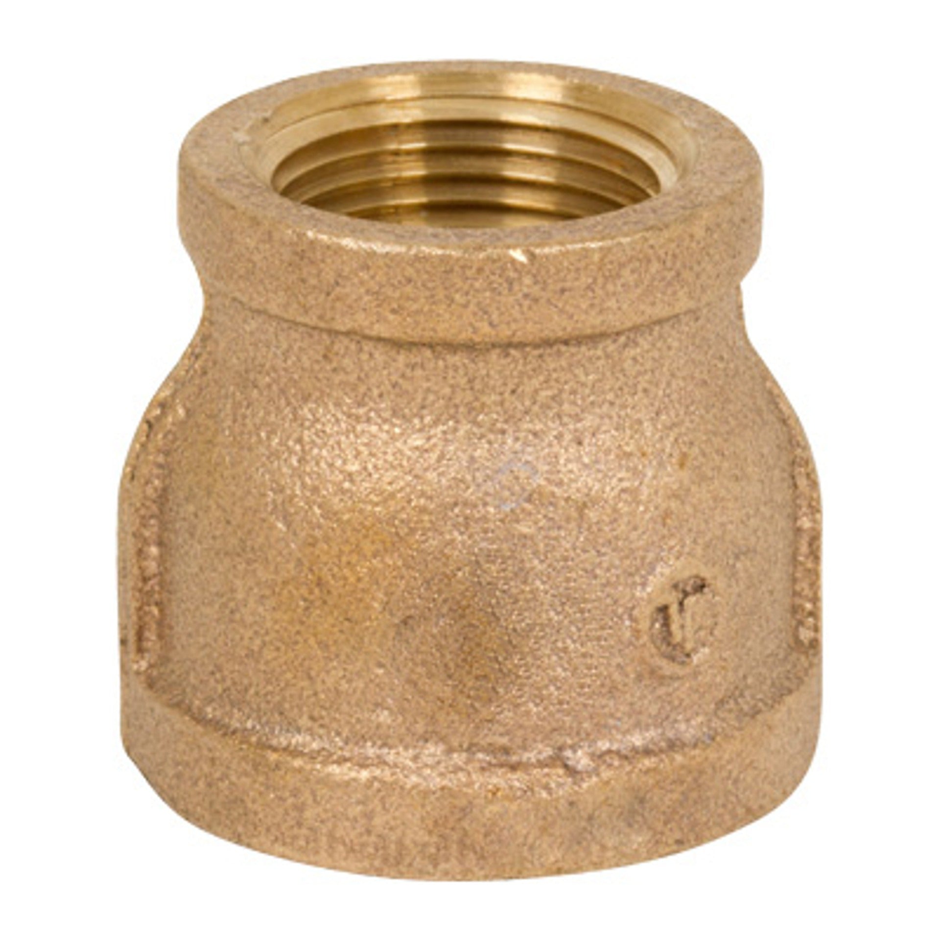 3/8" X 1/4" NO-LEAD BRASS COUPLING