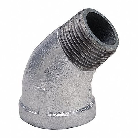 3/4" GALVANIZED 45 DEGREE STREET ELBOW