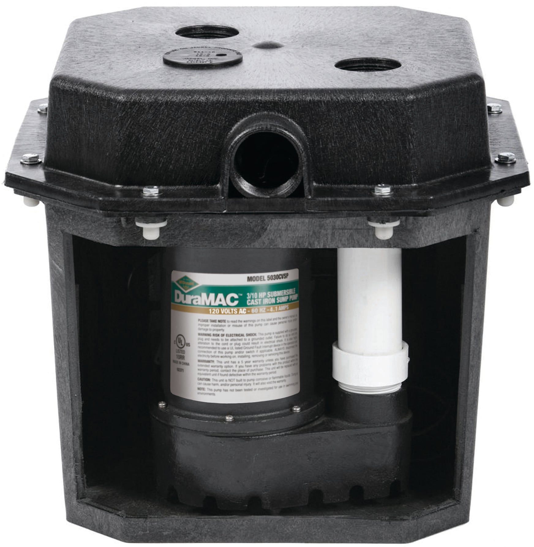 5030CVSPK McDONALD 3/10 HP DURAMAC SUMP PUMP KIT