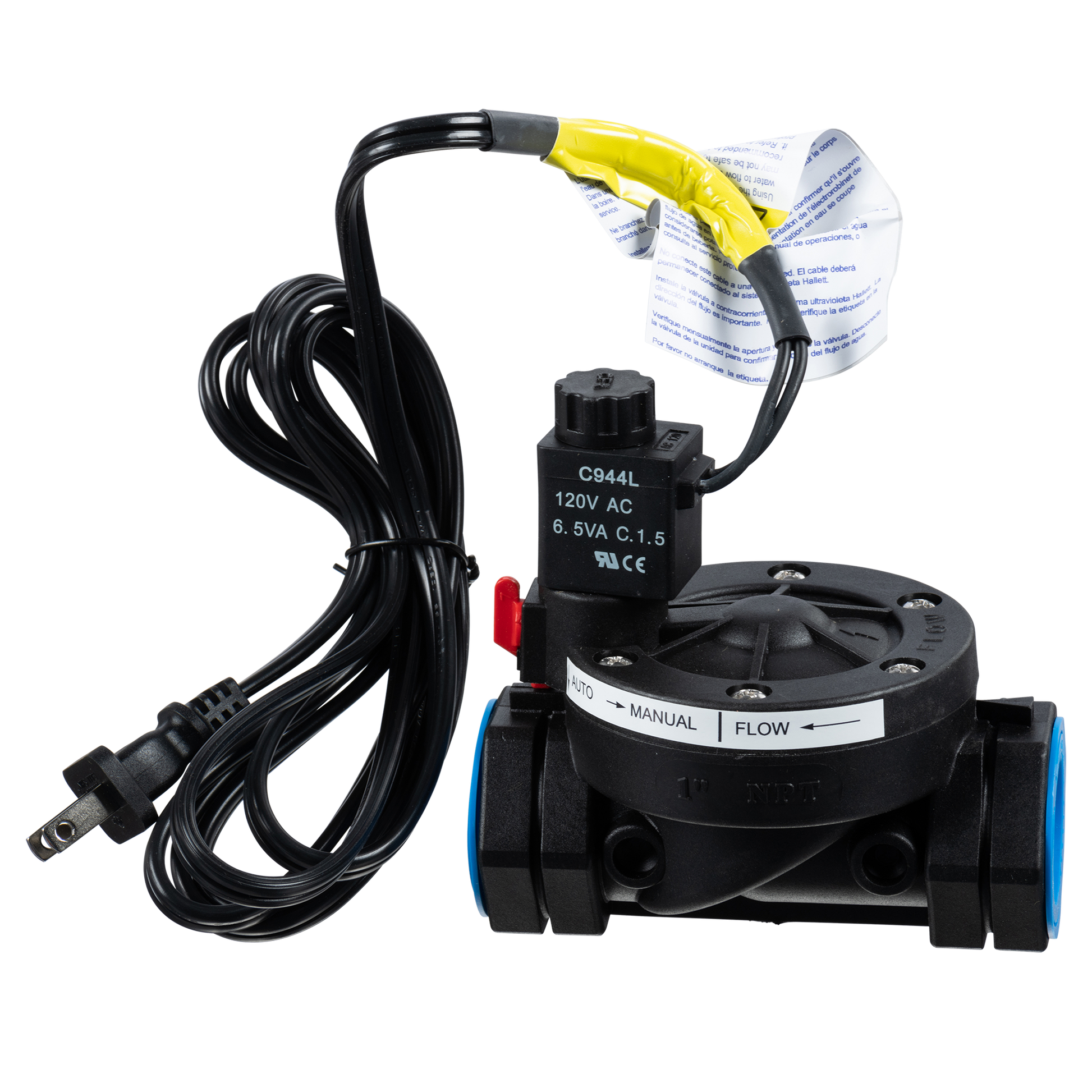 1" SOLENOID VALVE - GF NYLON (H30/1")