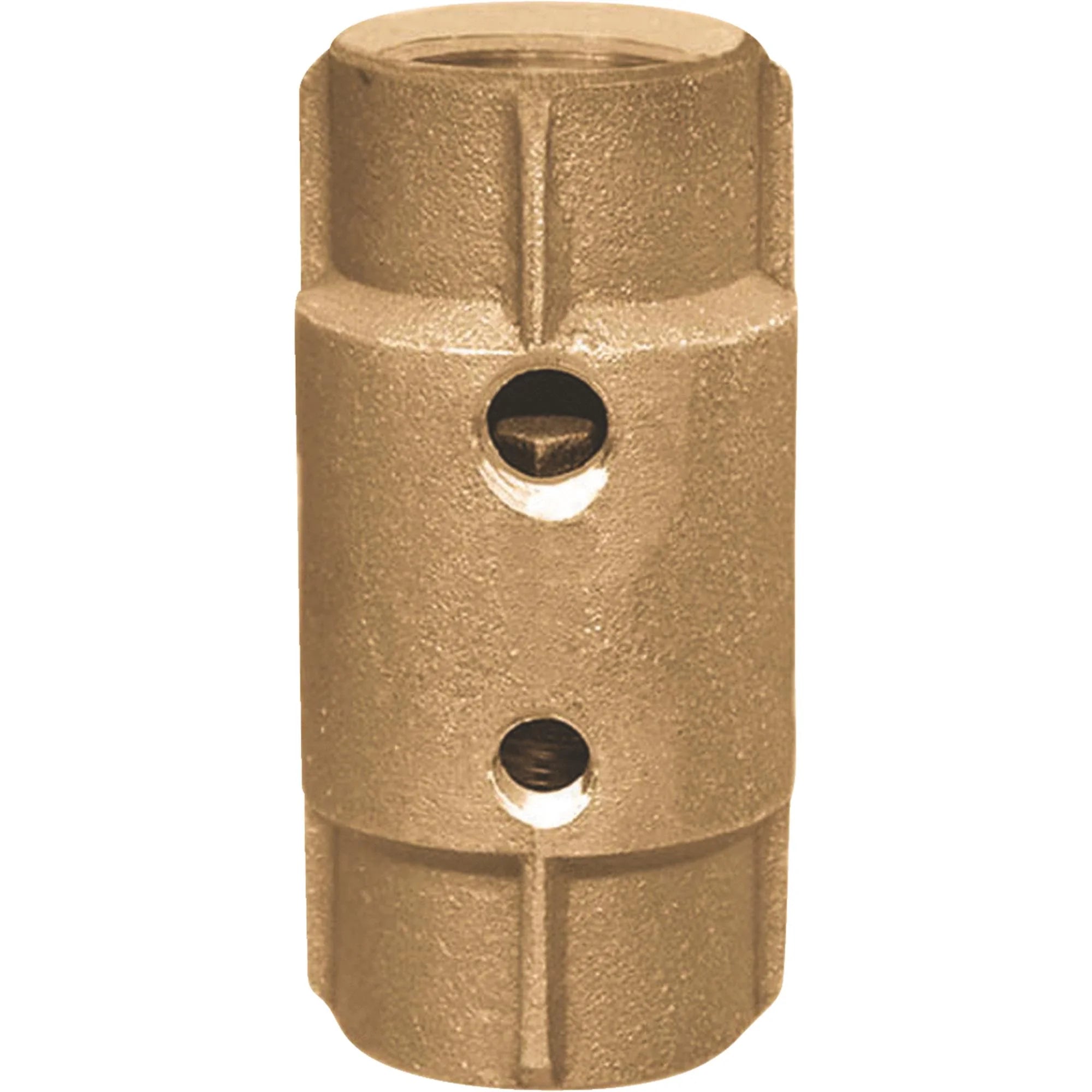 1" SIMMONS LEAD FREE SILICON BRONZE 2-HOLE TAPPED CHECK VALVE
