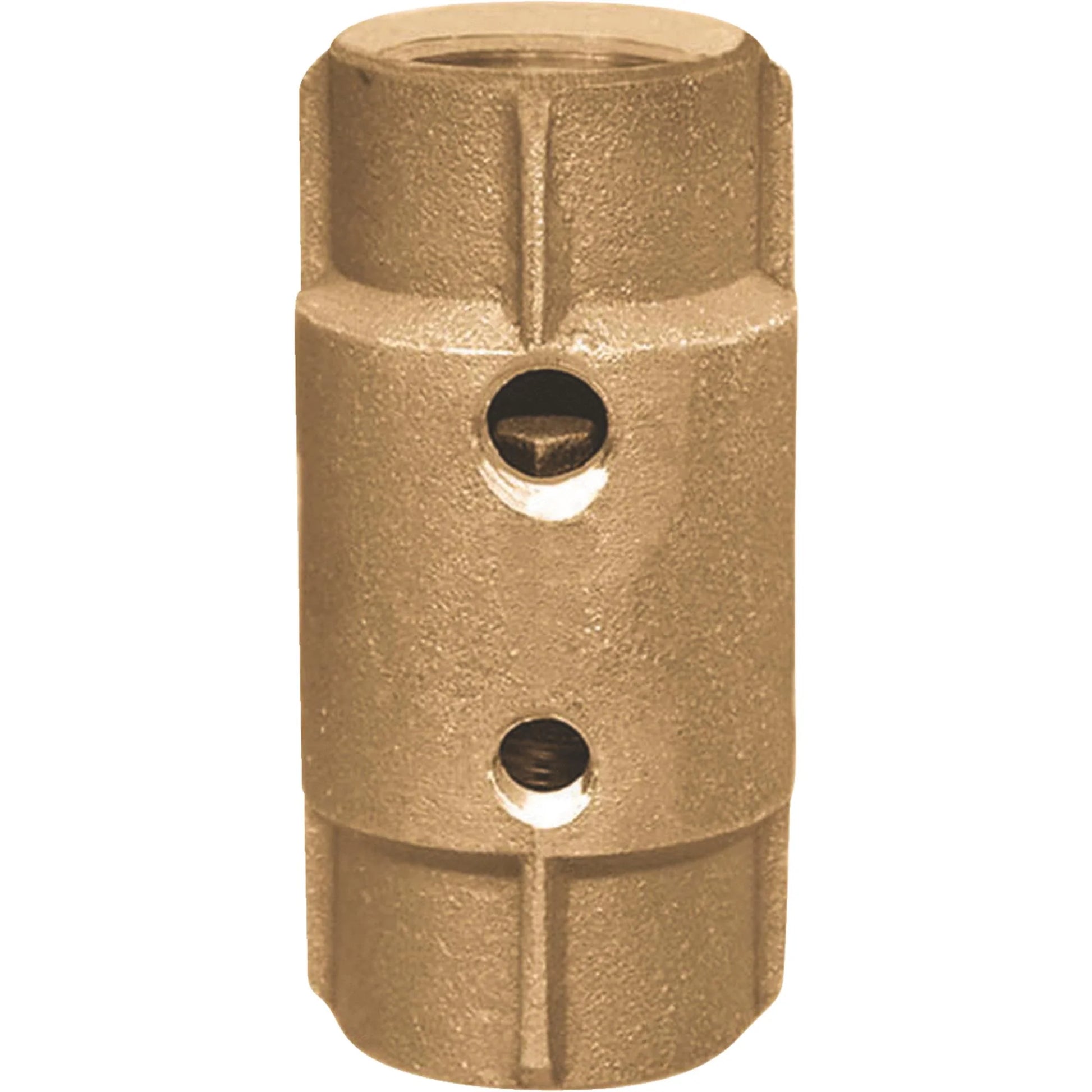 1.25" SIMMONS LEAD FREE SILICON BRONZE 2-HOLE TAPPED CHECK VALVE