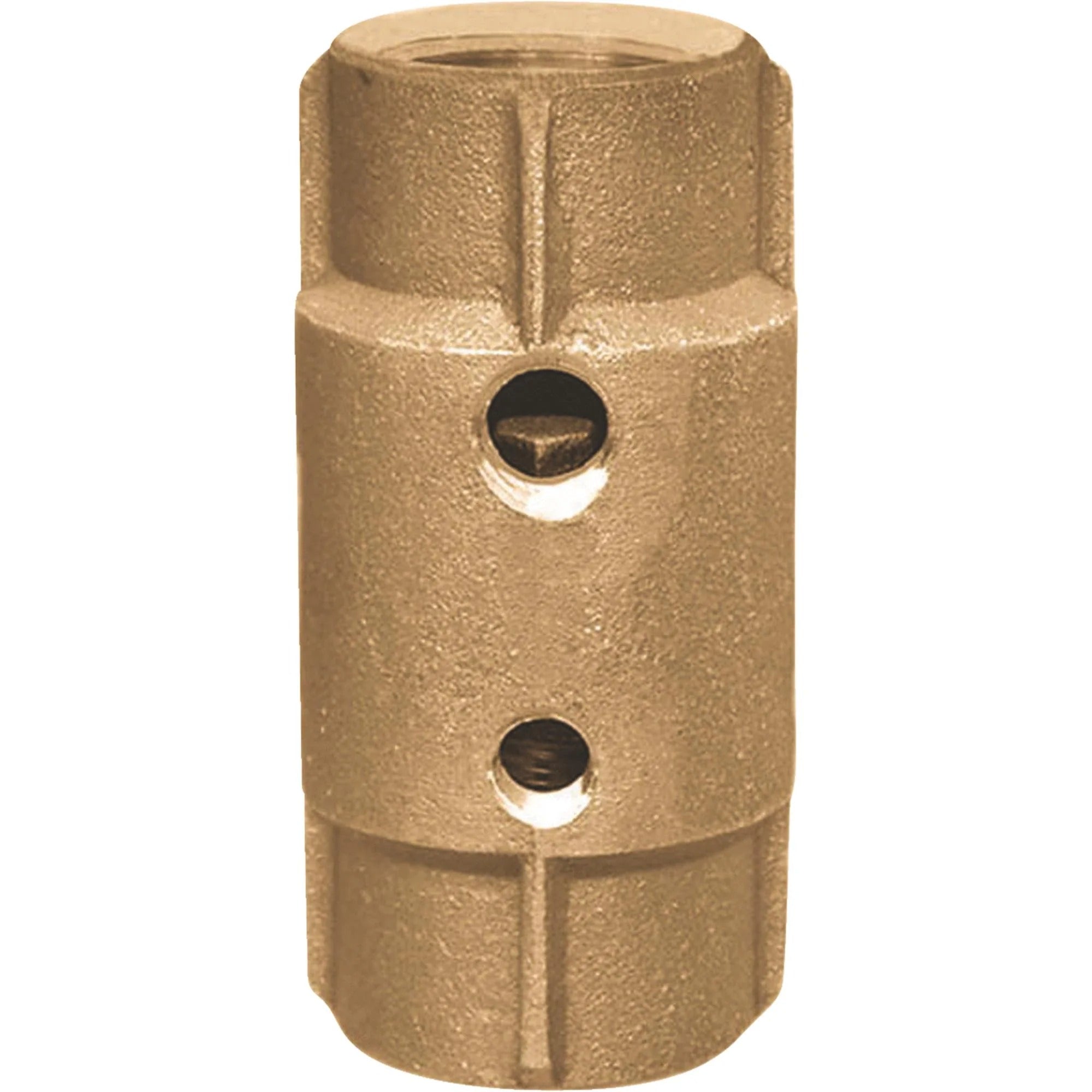 1.25" SIMMONS LEAD FREE SILICON BRONZE 2-HOLE TAPPED CHECK VALVE
