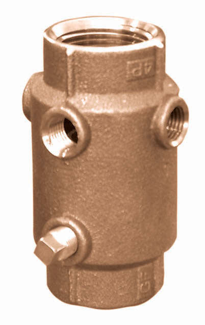1" SIMMONS LEAD FREE SILICON BRONZE CONTROL CENTER CHECK