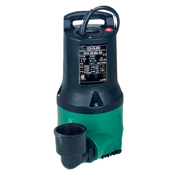 NOVA 200 MNA DAB 3/10 HP EFFLUENT HIGH HEAD 115V - MANUAL