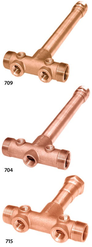 1.25" FMA X 1" HD NO-LEAD SHORT TEE 715SB