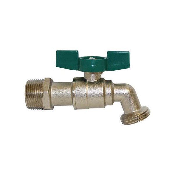 1/2" NO-LEAD BRASS BALL VALVE HOSE BIBB
