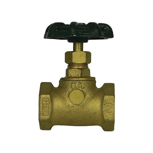 3/4" THREADED NO-LEAD BRASS STOP VALVE w/DRAIN
