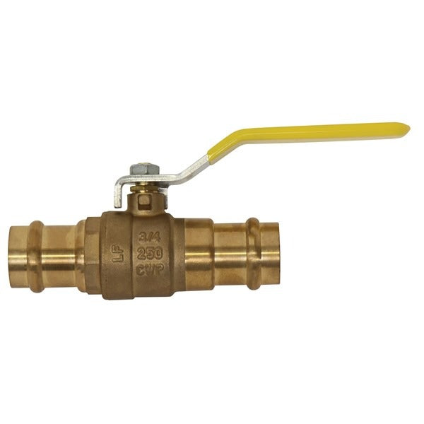 3/4" PRESS BALL VALVE
