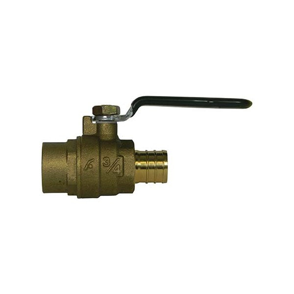 1/2" NO-LEAD SWT X PEX BALL VALVE (10/BOX)
