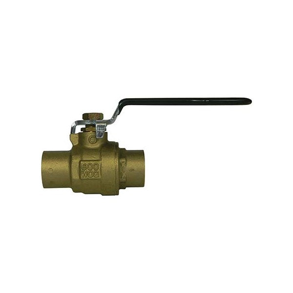 3/4" SWEAT NO-LEAD BRASS BALL VALVE