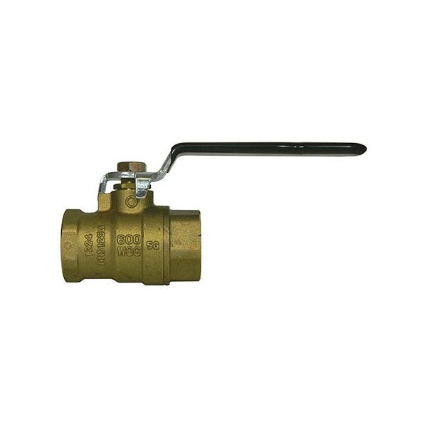 1/2" THREADED NO-LEAD BRASS BALL VALVE