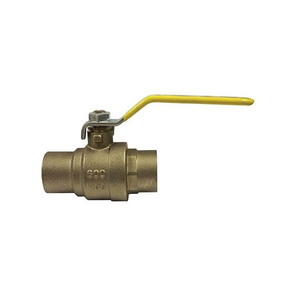 1" SWEAT NO-LEAD FULL PORT BRASS BALL VALVE