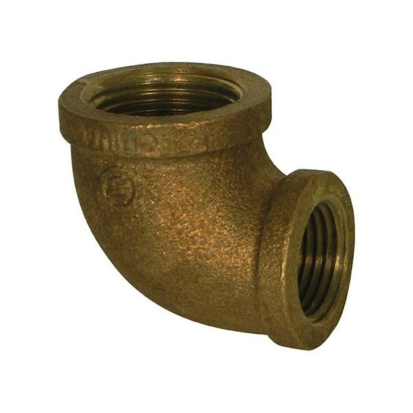 2" X 1" NO-LEAD BRASS 90 DEGREE ELBOW