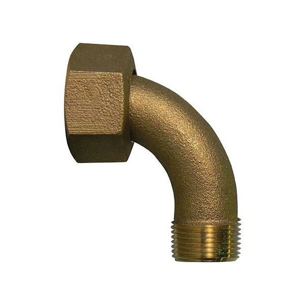 3/4" BRASS UNION ELBOW - NO-LEAD