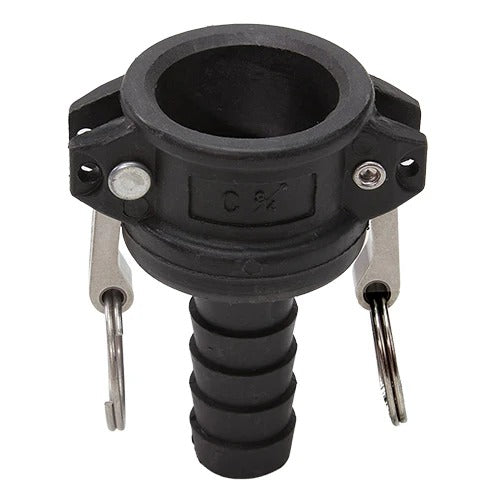 3/4" "C" POLY CAMLOCK - FM COUP X HOSE SHANK