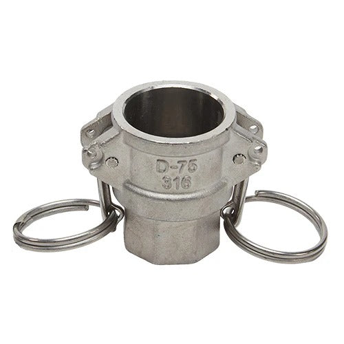 3/4" "D" SS CAMLOCK - FM COUP X FM NPT