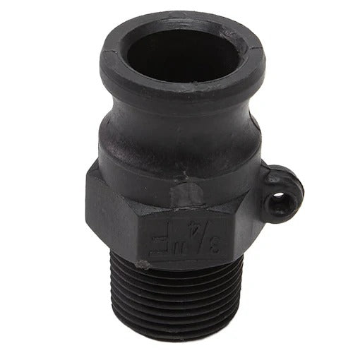 3/4" "F" POLY CAMLOCK - MALE ADPT X MALE NPT